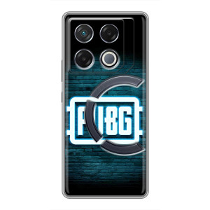 Чехол (TPU) с картинкой "Лого Пабг" на ГТ 20 Про (Лого PUBG)