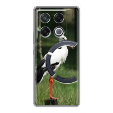 Силиконовый чехол с птичкой на Infinix GT 20 Pro – Лелека