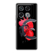 Силиконовый чехол с птичкой на Infinix GT 20 Pro – Петушок