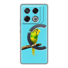 Силиконовый чехол с птичкой на Infinix GT 20 Pro – Попугайчик
