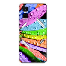 Чехлы (ART) Цветы на Infinix GT 30 Pro (VPrint) (Семицветик)