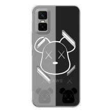 Чехлы для Infinix GT 30 Pro - Bearbrick Louis Vuitton (PREMIUMPrint) (БеарБрик глаза)