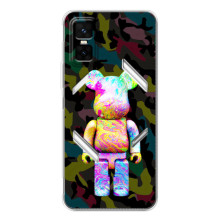 Чехлы для Infinix GT 30 Pro - Bearbrick Louis Vuitton (PREMIUMPrint) (Яркий Bearbrick)