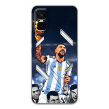 Чохли для Infinix GT 30 Pro (Leo чемпіон) (AlphaPrint) (Мессі з кубком)