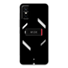 Чехлы для любимой на ДжіТі 30 Про (VPrint) – Love battery