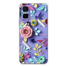 Чохли з квітами для Infinix GT 30 Pro (VPrint) (Дизайн квітів)