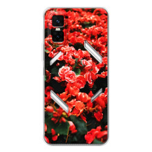 Чохли з квітами для Infinix GT 30 Pro (VPrint) (Квіти червоні)