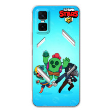 Чехлы Brawl Stars для Infinix GT 30 Pro (AlphaPrint) (Трио героев)