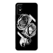 Чехол с картинкой (Стильные) для ДжиТи 30 Про - (AlphaPrint) (Черная роза)