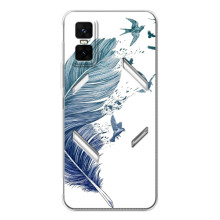 Чехол с картинкой (Стильные) для ДжиТи 30 Про - (AlphaPrint) (Перышко)