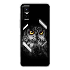Чохли з принтом СОВИ для Infinix GT 30 Pro – Сова на чорному
