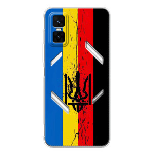 Чехлы УПА (Красно-Чёрный) на Infinix GT 30 Pro – Флаг УПА