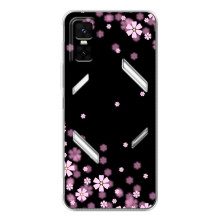 Чехол для ДжиТи 30 Про - с принтом (Дизайнерские) (AlphaPrint) (Цветочки маленькие)