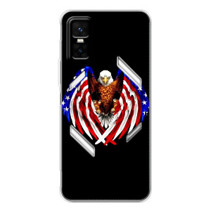 Чехол Флаг USA для Infinix GT 30 Pro – Крылья США