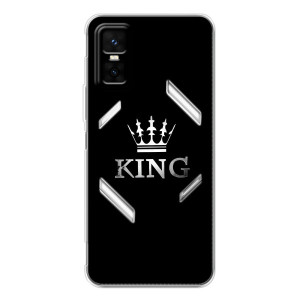 Чохол (Корона на чорному фоні) для ГТ 30 Про – KING