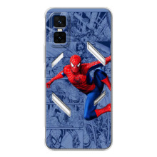 Силиконовый Чехол для Infinix GT 30 Pro (Человек Паук)