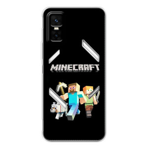 Чехол Майнкрафт на Infinix GT 30 Pro (AlphaPrint) Minecraft