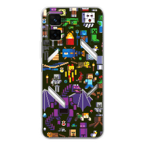 Чехол Майнкрафт на Infinix GT 30 Pro (AlphaPrint) Minecraft
