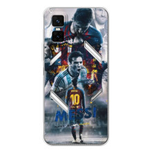 Чехол Месси футболист для Infinix GT 30 Pro (Коллаж Месси)