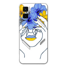 Чохол на Infinix GT 30 Pro (Український дизайн) (Українка на всю голову)