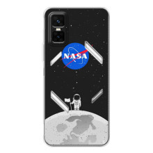 Силіконовый бампер з принтом "Наса" на Infinix GT 30 Pro – Космонавт NASA