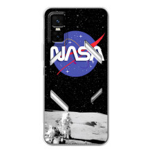 Силіконовый бампер з принтом "Наса" на Infinix GT 30 Pro – Nasa на місяці