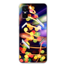 Чохол новорічна ялинка на Infinix GT 30 Pro (Гірлянди)