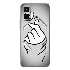 Чохол з принтом для Infinix GT 30 Pro (AlphaPrint - Знак сердечка)
