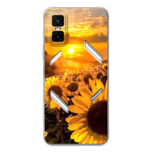 Чохол з Квітами для Infinix GT 30 Pro (поле соняшників)