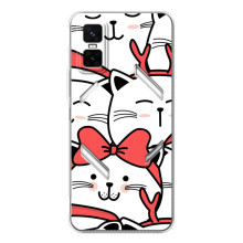 Бампер з зображенням Котиків для ГТ 30 Про – Новорічні котики