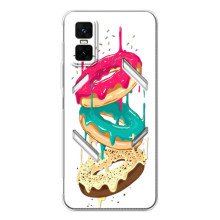 Чохол з зображенням смачної їжі для Infinix GT 30 Pro – Соковиті пончики