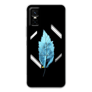 Чохол з картинками на чорному фоні для Infinix GT 30 Pro – Листя