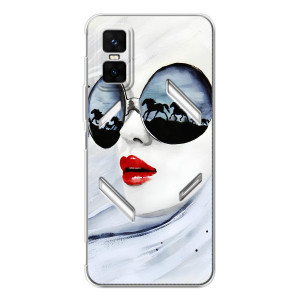 Чехол с картинкой Модные Девчонки Infinix GT 30 Pro – Любительница коней