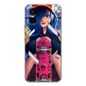 Чехол с картинкой Модные Девчонки Infinix GT 30 Pro – Модная девушка