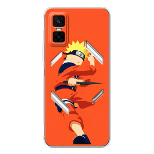 Чехлы с принтом Наруто на Infinix GT 30 Pro – Силуэт Наруто