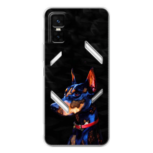Бампер для Infinix GT 30 Pro з картинкою "Песики" (Собака Мопсік)