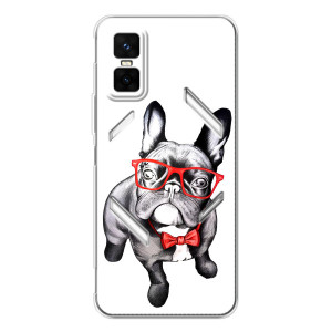 Бампер для Infinix GT 30 Pro з картинкою "Песики" (В окулярах)