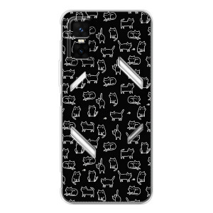Чехол с принтом для Infinix GT 30 Pro (AlphaPrint) Модные коты