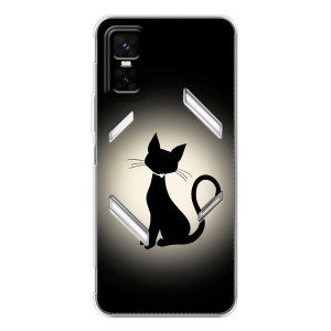 Чехол с принтом для Infinix GT 30 Pro (AlphaPrint) Модные коты
