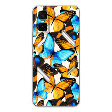 Чохол з принтом для ДжіТі 30 Про - (Прикольні) (AlphaPrint) (Яскраві метелики)