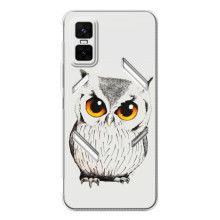 Чохол з пташками на Infinix GT 30 Pro (VPrint) – Мила Сова