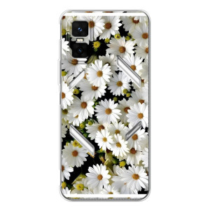 Чехол с ромашками на Infinix GT 30 Pro – Рамка в ромашках