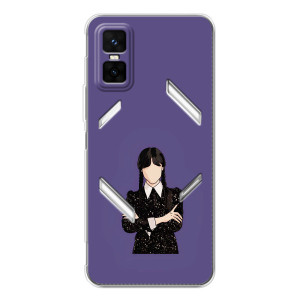 Чехлы Венсдей на Infinix GT 30 Pro Уэнсдей (AlphaPrint)