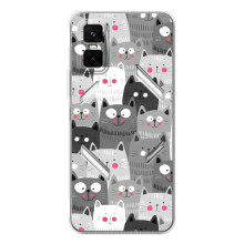 Чехол с милыми котиками на  (Коллаж с котами)