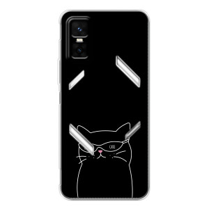 Чехол с рисунком кот на Infinix GT 30 Pro