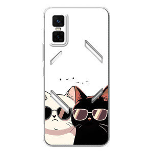 Чехол с рисунком кот на Infinix GT 30 Pro