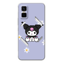 Чохол з кроликом Куромі на Infinix GT 30 Pro – Куромі в квітах