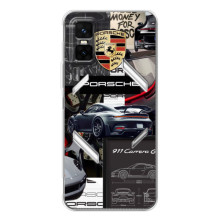 Чехол с авто Порше для Infinix GT 30 Pro – Коллаж Порше