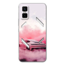 Чехол с авто Порше для Infinix GT 30 Pro – Розовый Порше