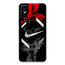 Чехол с логотипом Найк на Infinix GT 30 Pro (Найк на черном)